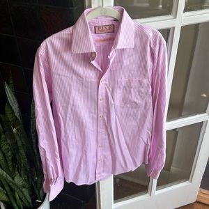 Thomas Pink Traveller Slim Fit Button Down size: 15